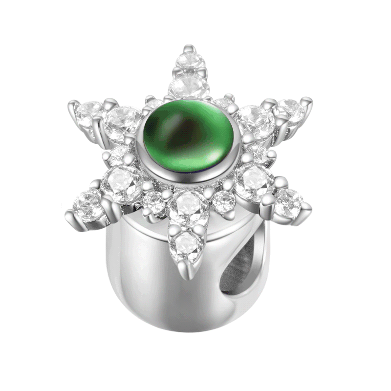 Anxiety Snowflake Mood Charm