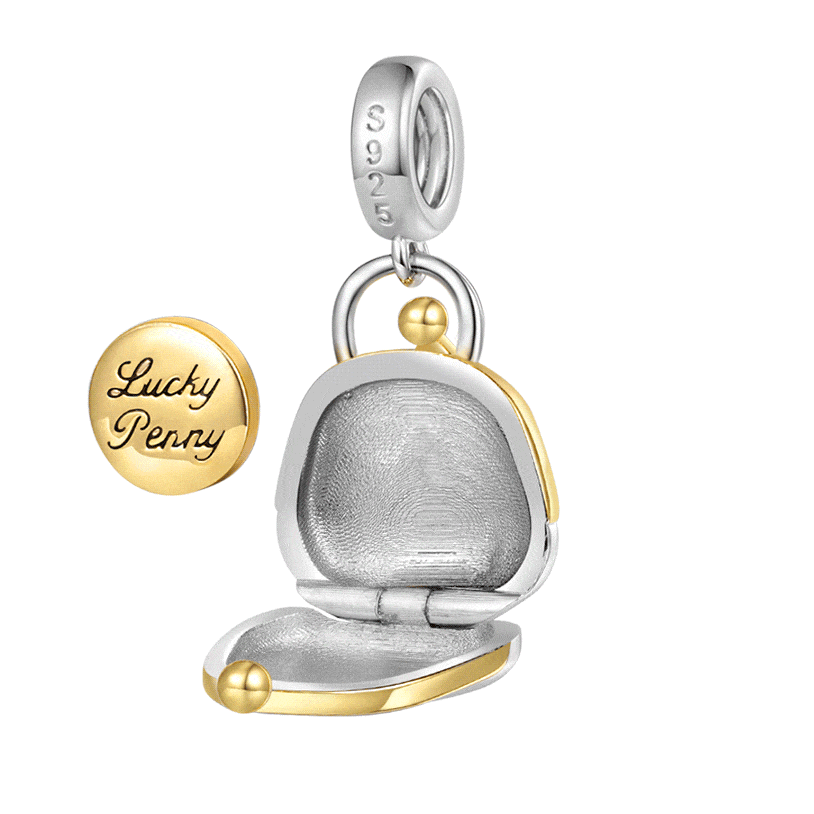 Purse & Lucky Penny Pendant