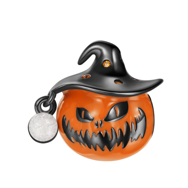 Wizard Hat Pumpkin Charm