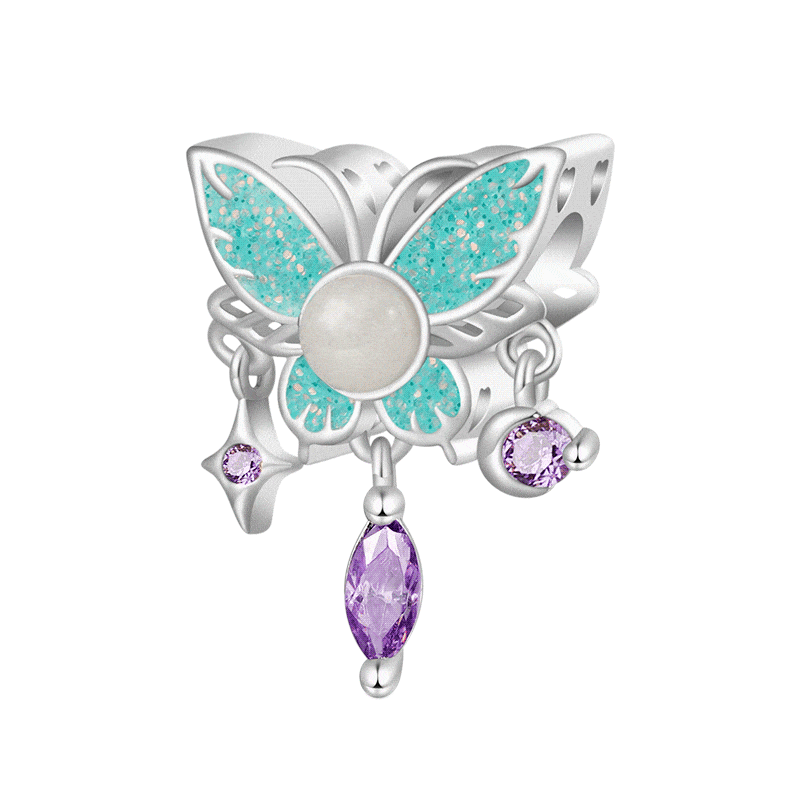 Glow-in-the-Dark Butterfly Charm