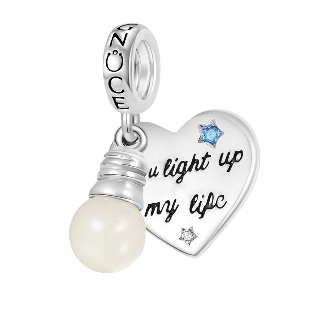 Light Bulb Glow-in-the-Dark Pendant