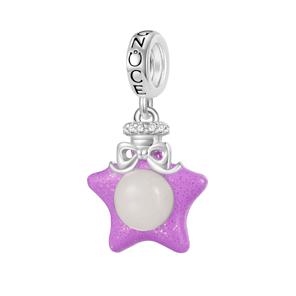 Lucky Wish Bottle Star Pendant