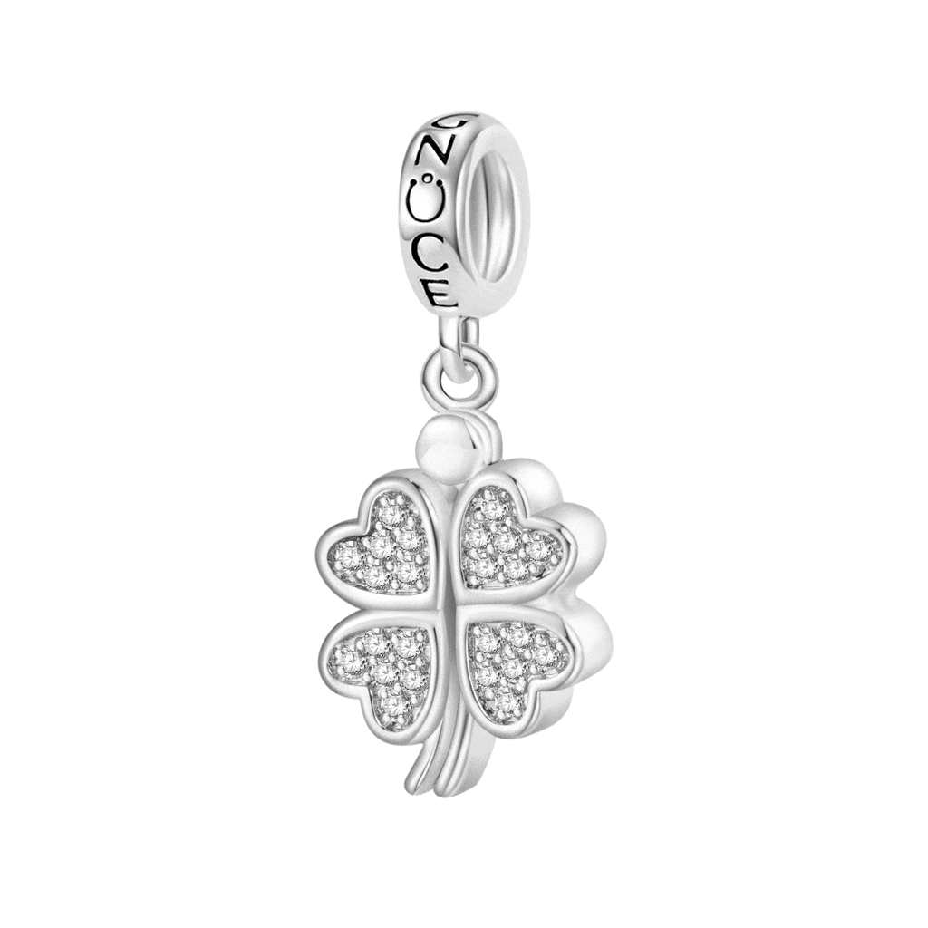 Openable Four-leaf Clover Pendant