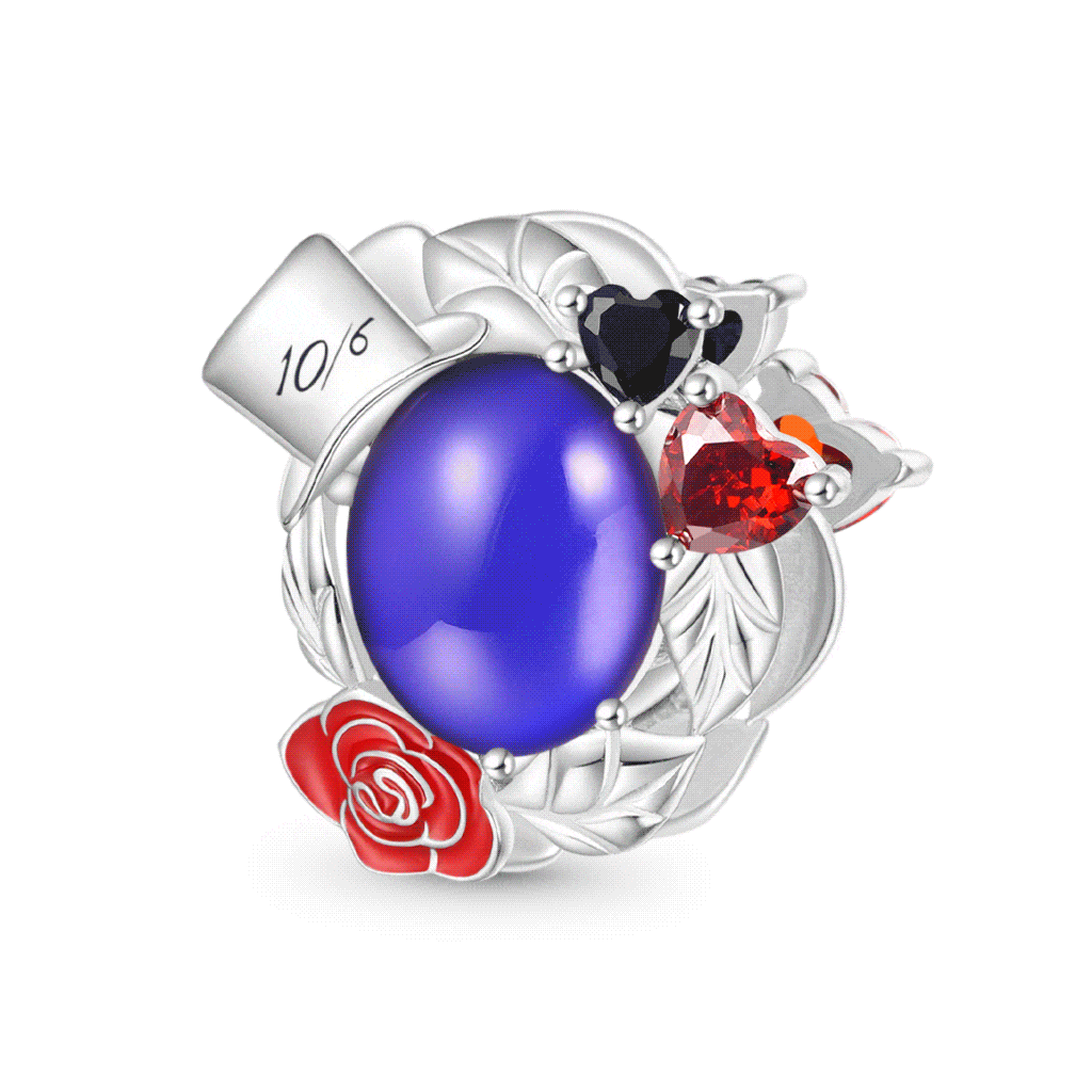 Red Rose Magic Mood Charm