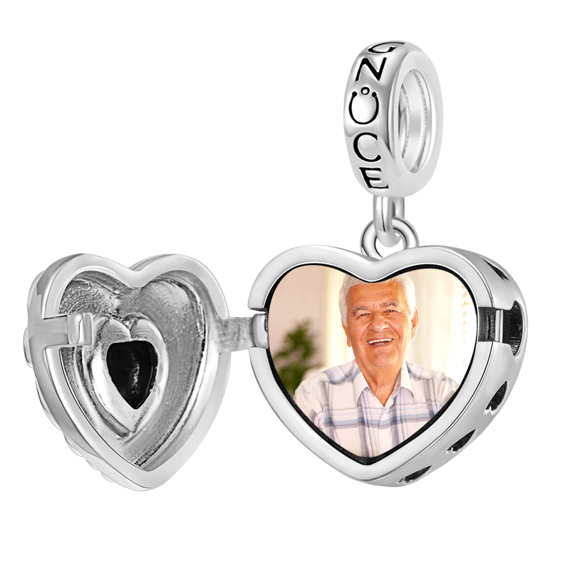 Personalized Photo Heart Pendant