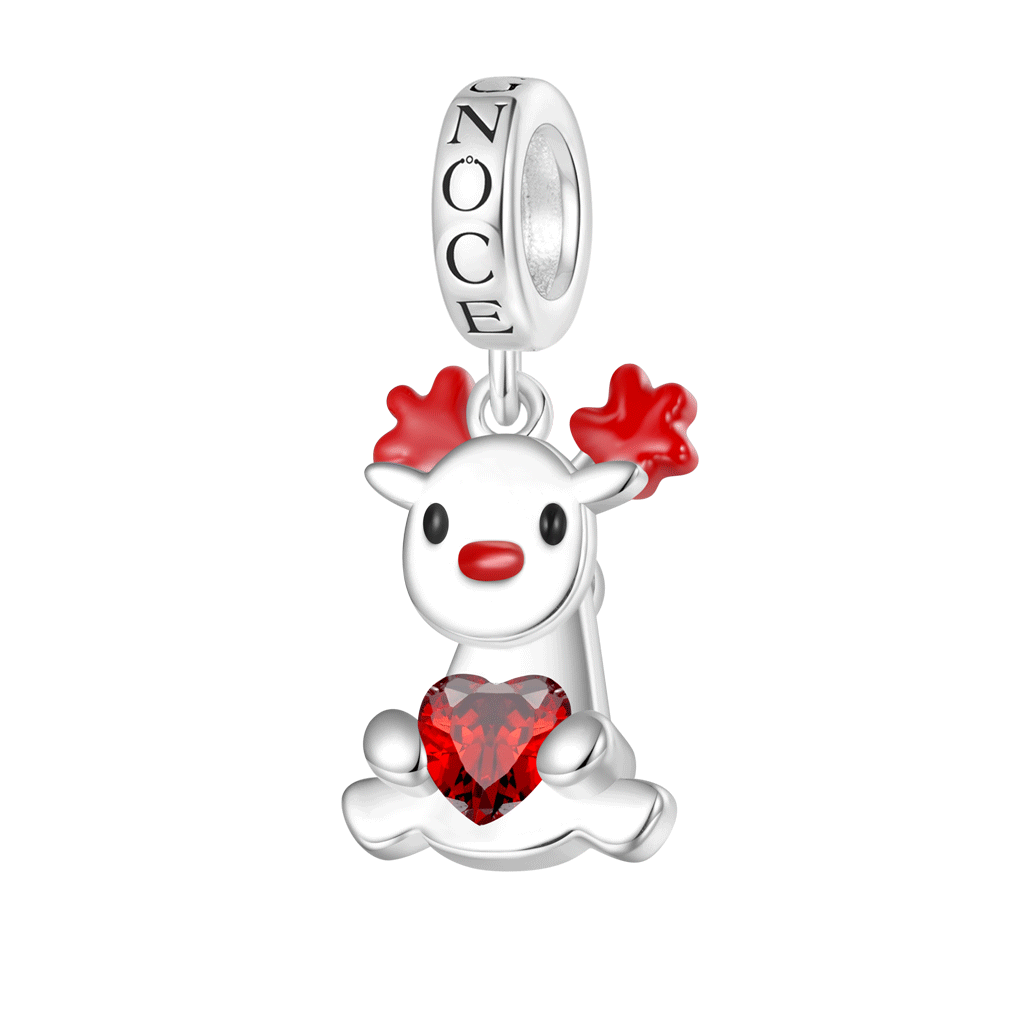 Christmas Elk Rotating Body Pendant