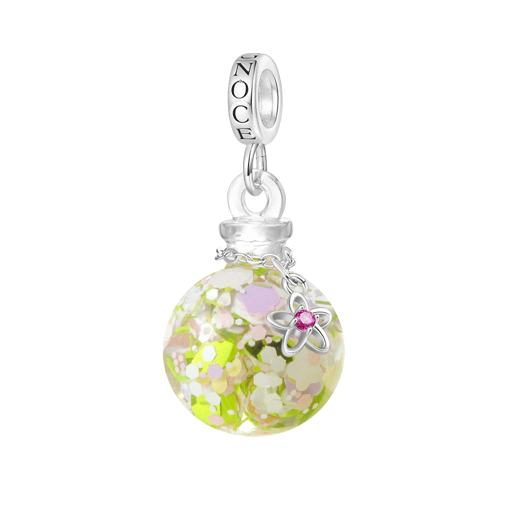 Spring Flowers Quicksand Pendant