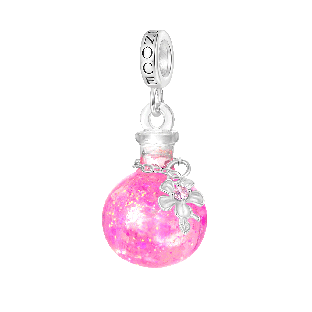 Sakura Quicksand Bottle Pendant