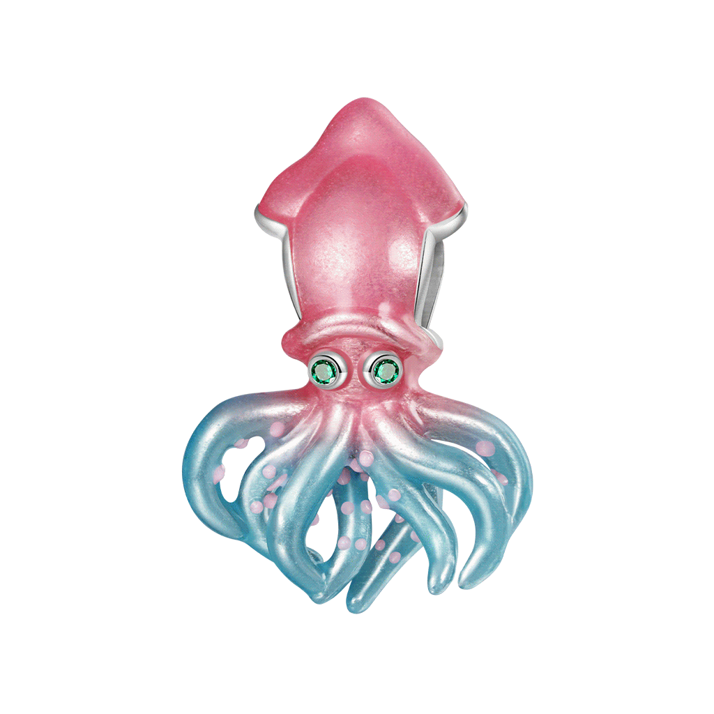 Ocean Magic Squid Charm