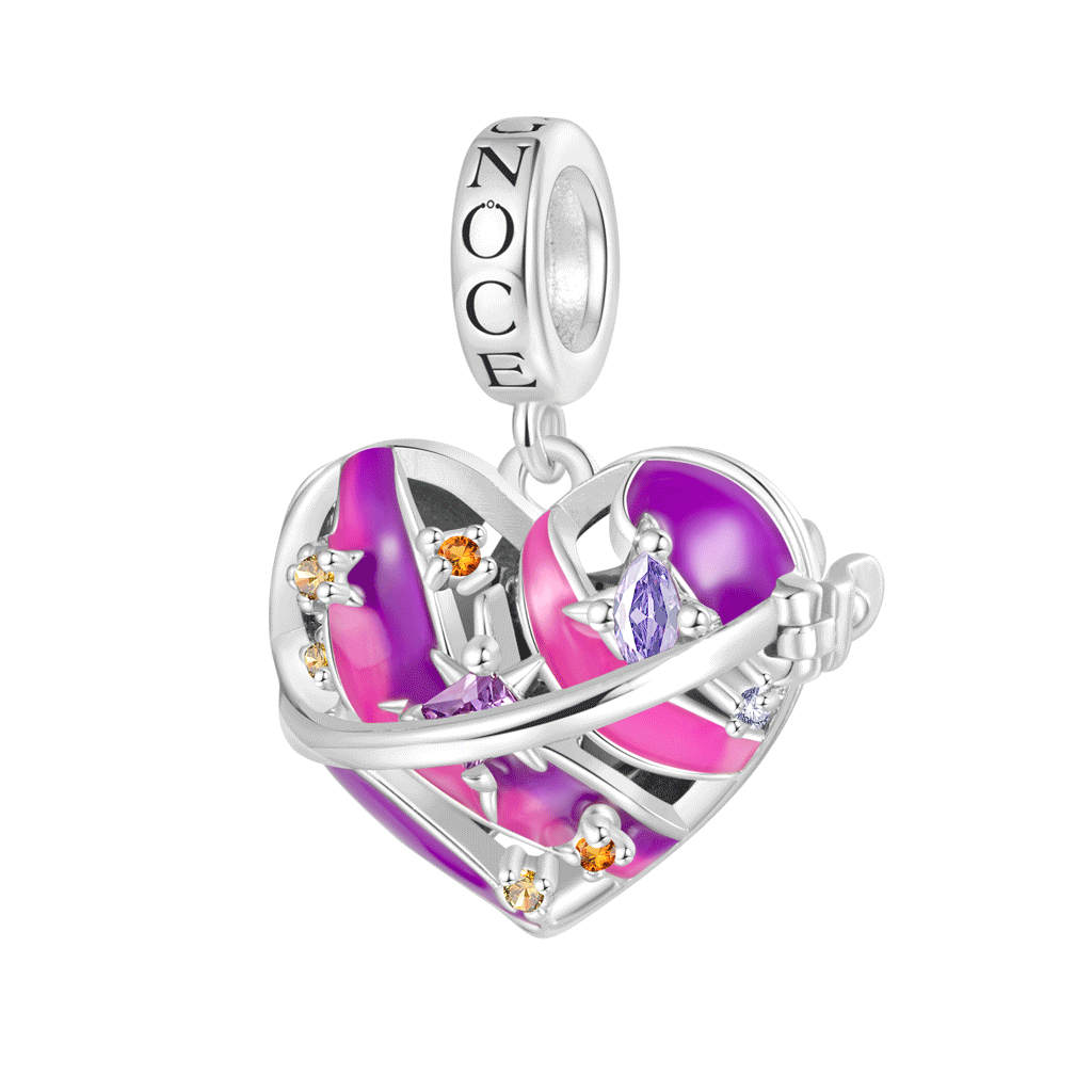 Heart Wireless LED Glow Saturn Pendant