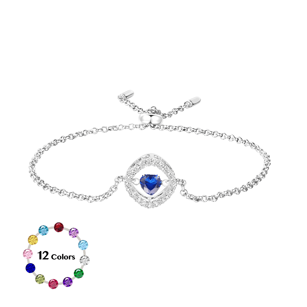 Dancing Stone Adjustable Chain Bracelet