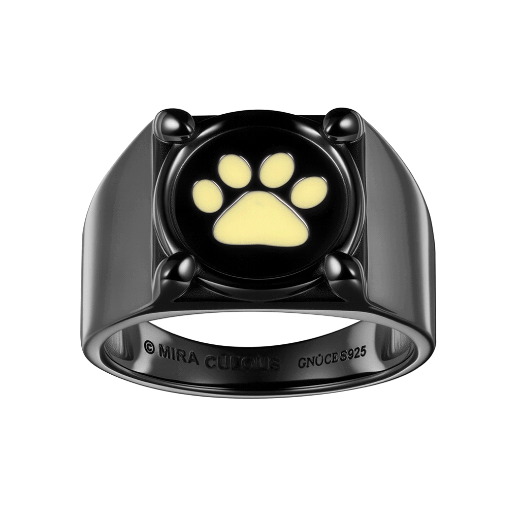 Cat Noir Glow-in-the-Dark Ring