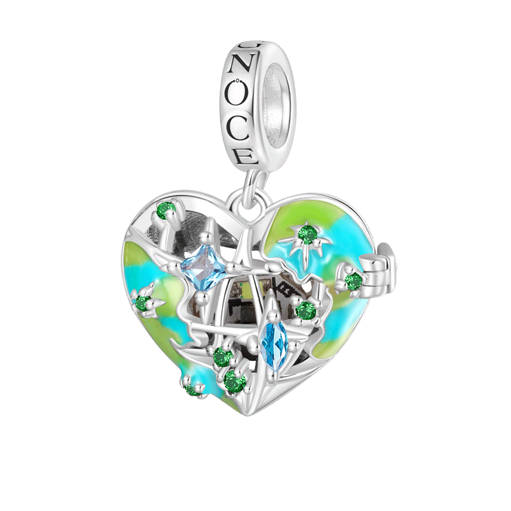 Heart Wireless LED Glow Earth Pendant