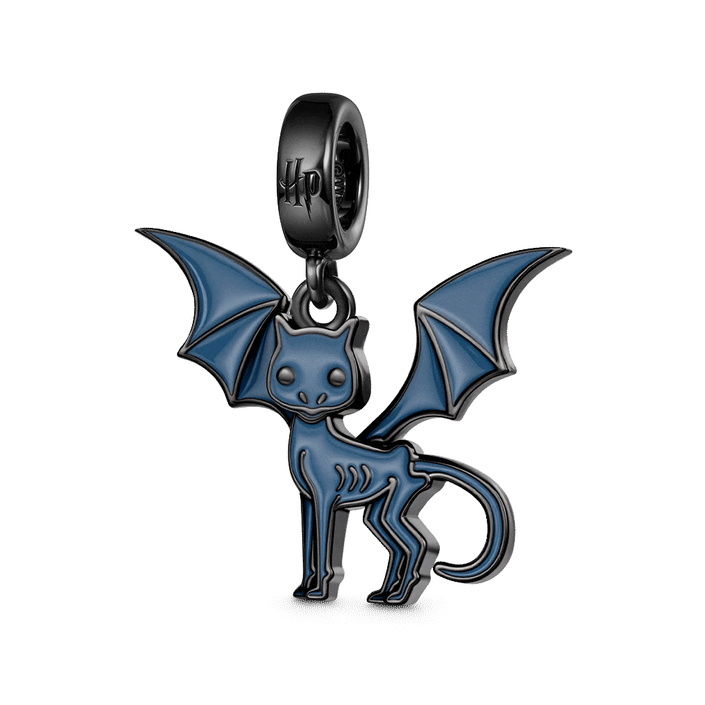 Winged Skeletal Horse Pendant