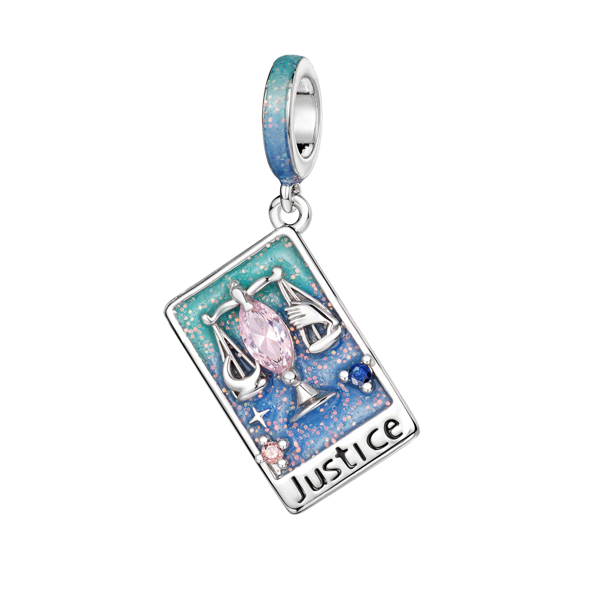 Justice Tarot Pendant