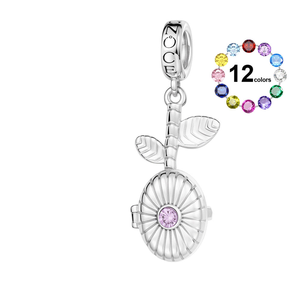 Birthstone Seed Pendant