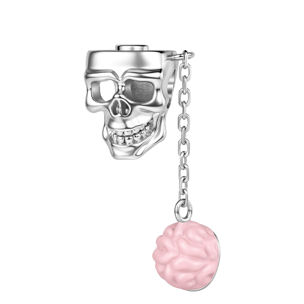Skull Brain Charm
