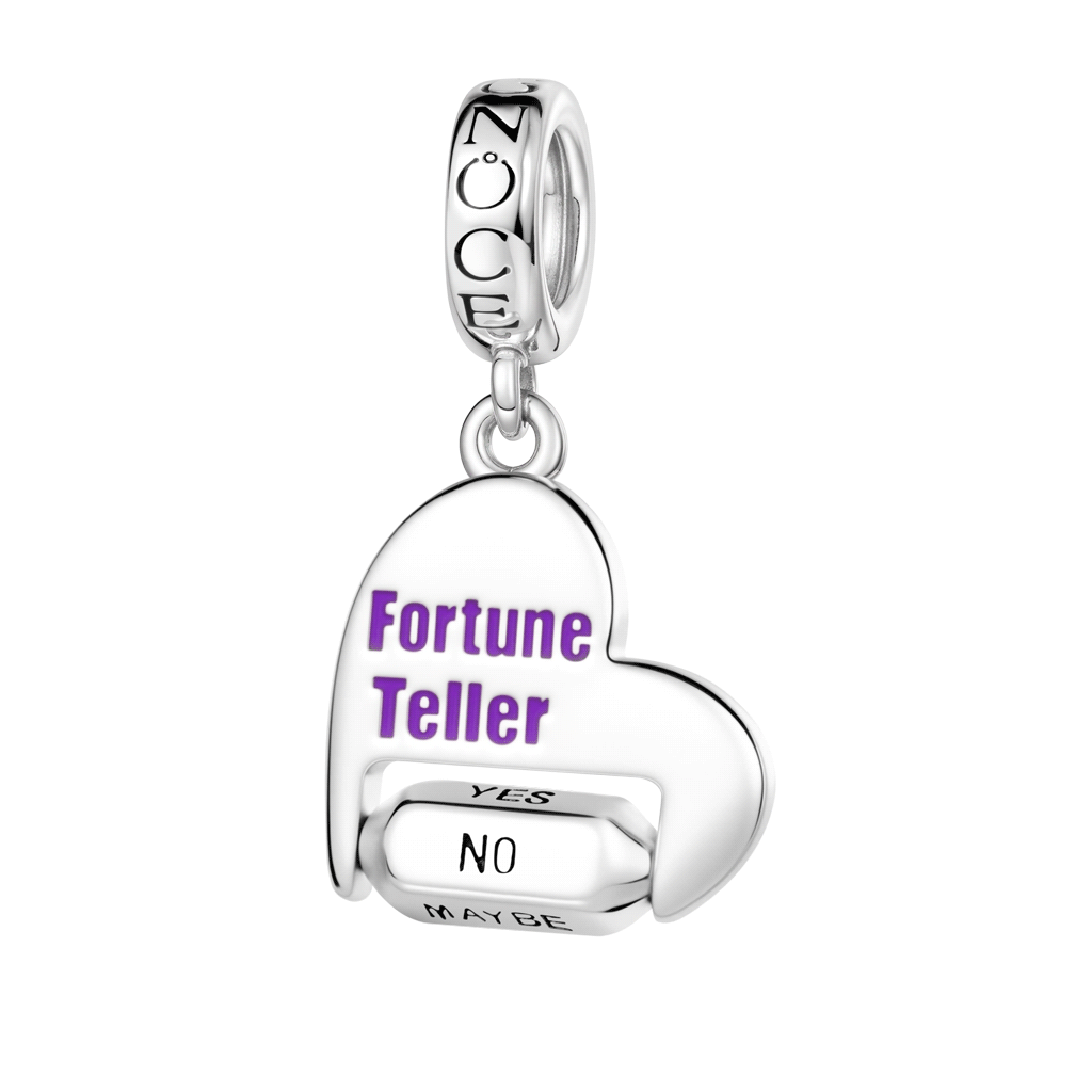Heart Rotating Fortune Teller Pendant