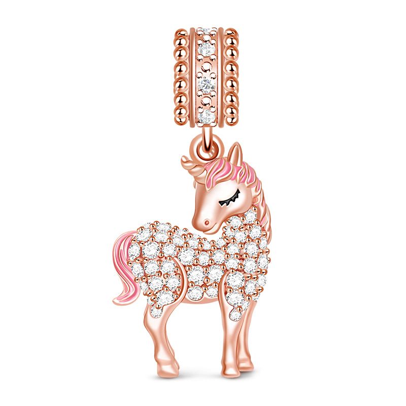 Pink Unicorn Pendant