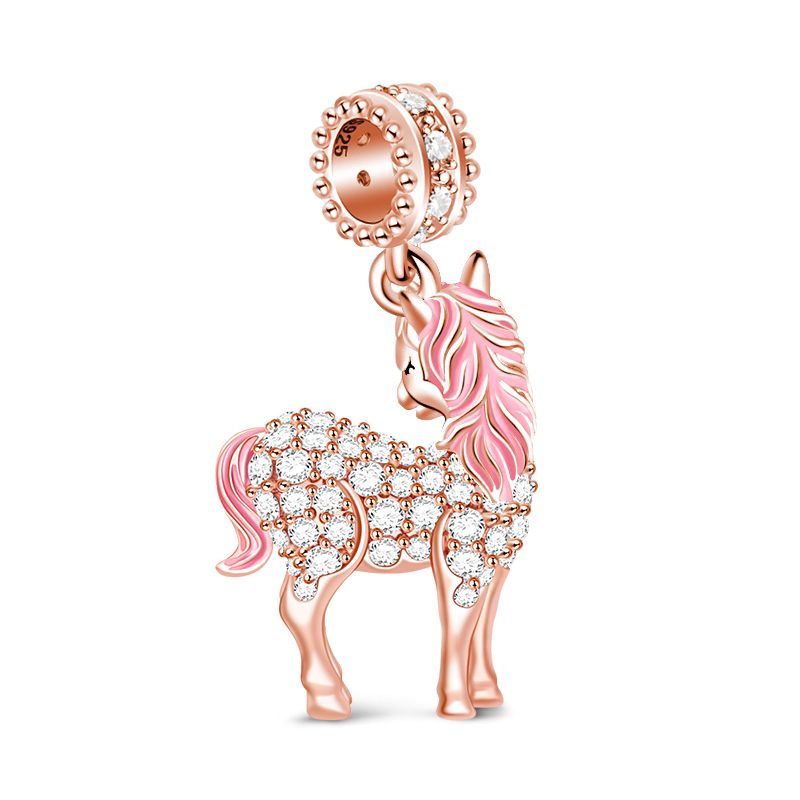 Pink Unicorn Pendant