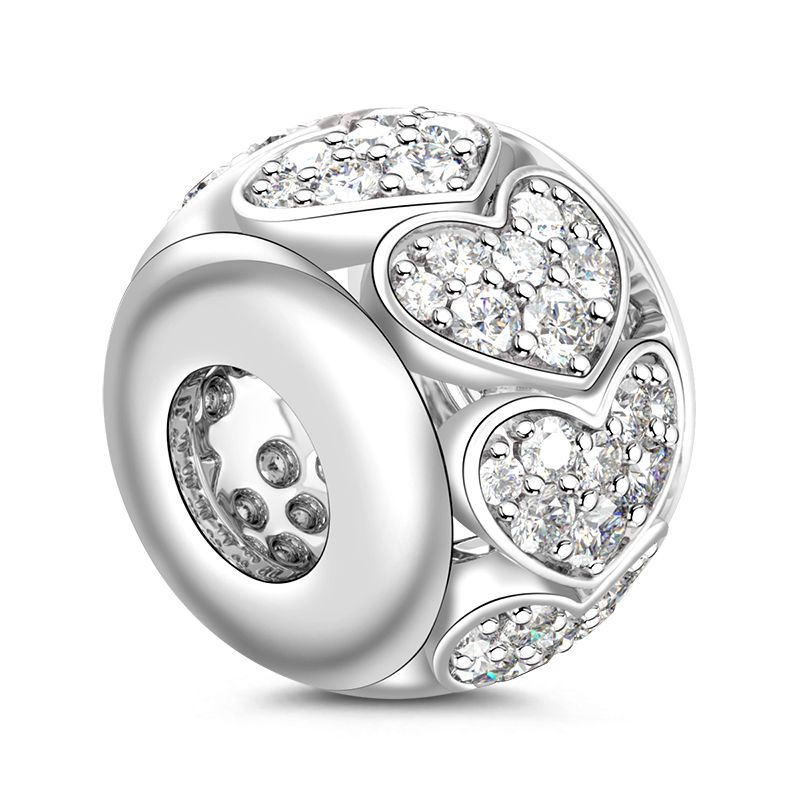 Heart Shape Openwork Charm