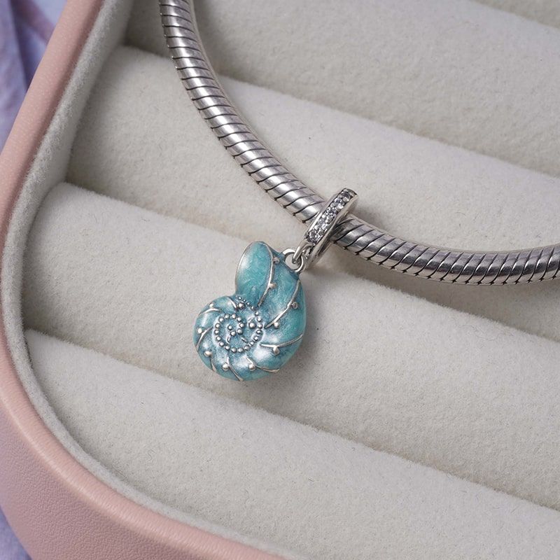 Blue Sea Snail Pendant