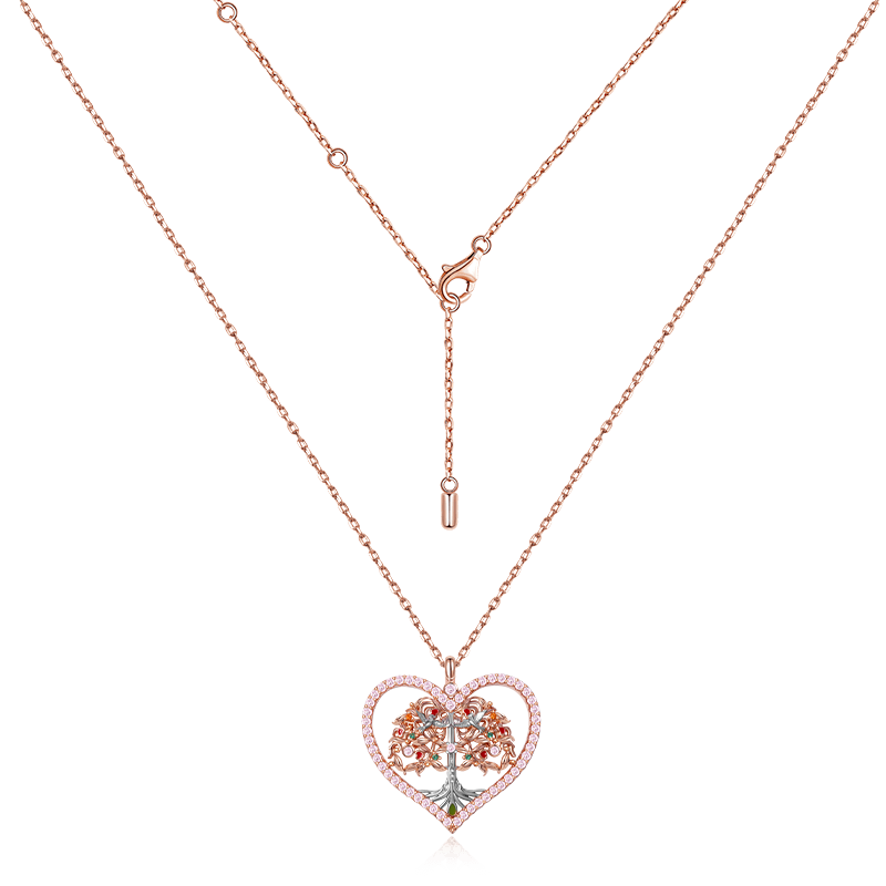 Lifetree in Heart Necklace