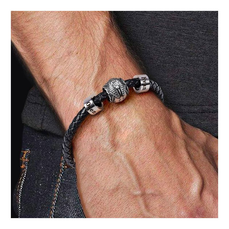 Egyptian Pharaoh & Customized Charms Bracelet