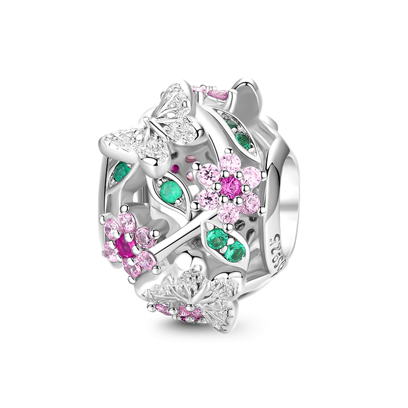 Colorful Butterfly Charm