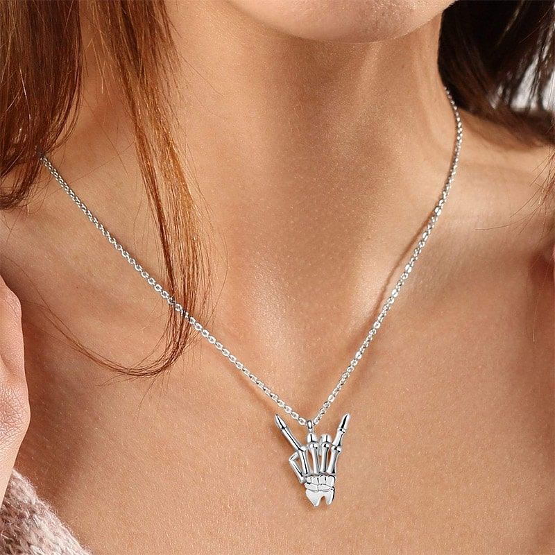 Rock Pendant Necklace
