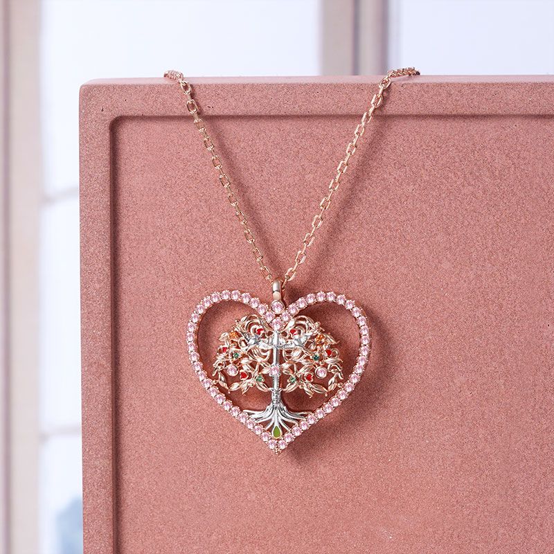 Lifetree in Heart Necklace