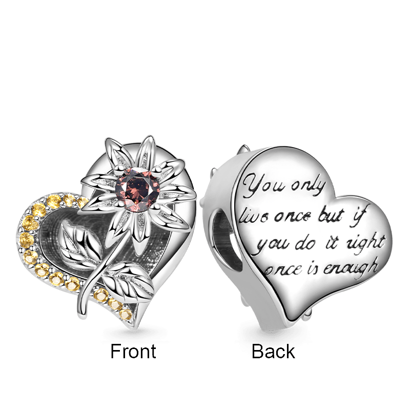 Sun Flower Charm