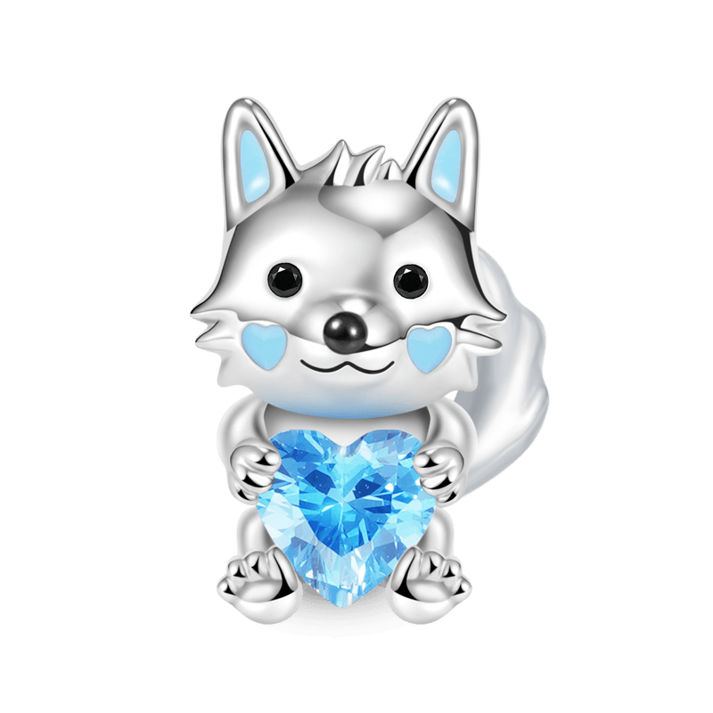 Arctic Wolf Charm