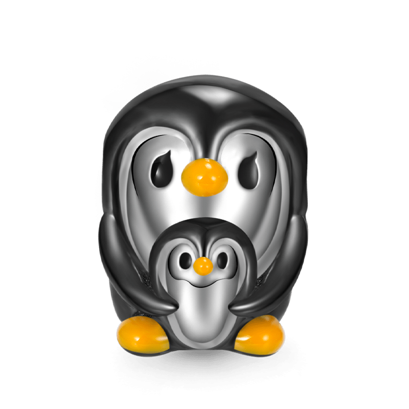 Penguin & Baby Charm