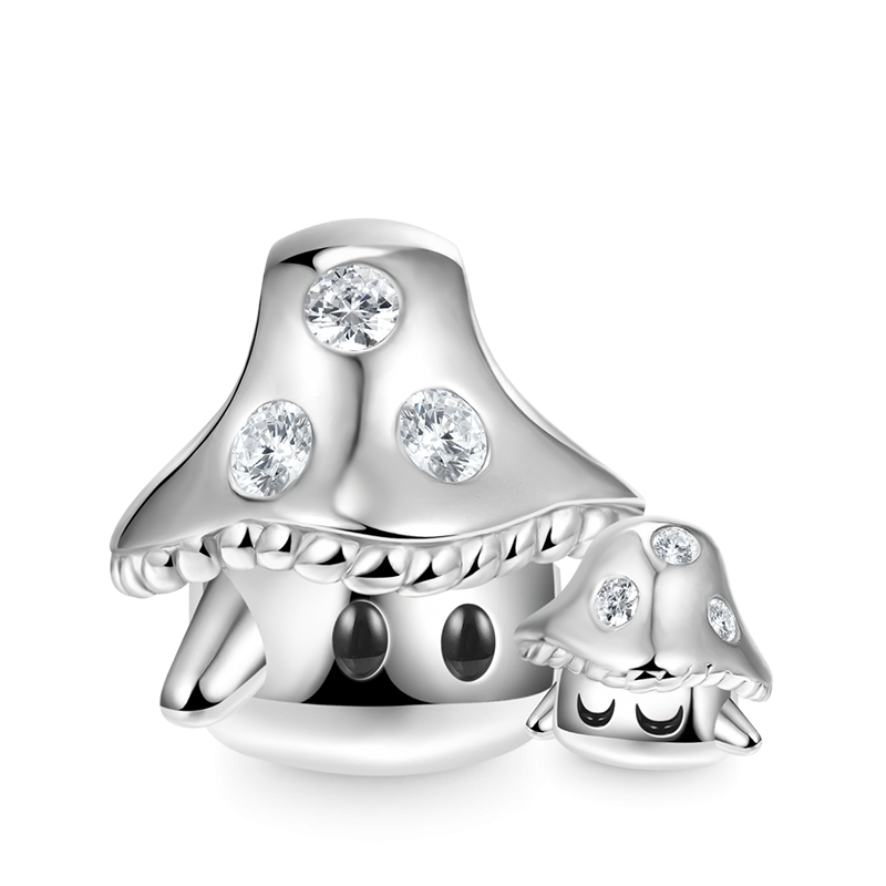 Big&Small Mushroom Charm