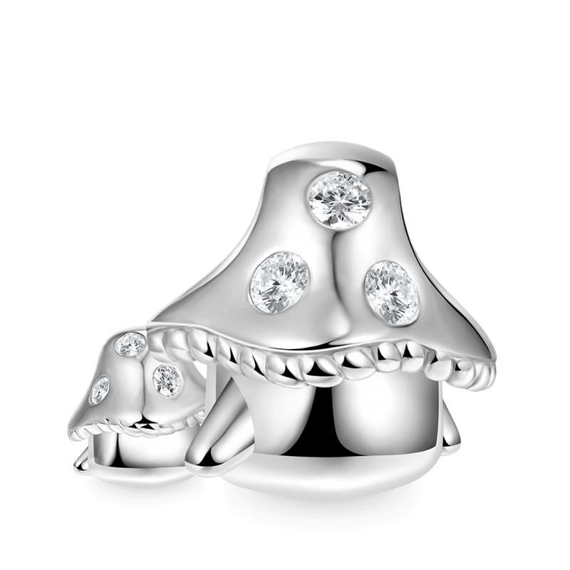 Big&Small Mushroom Charm