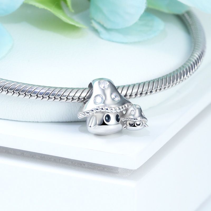 Big&Small Mushroom Charm