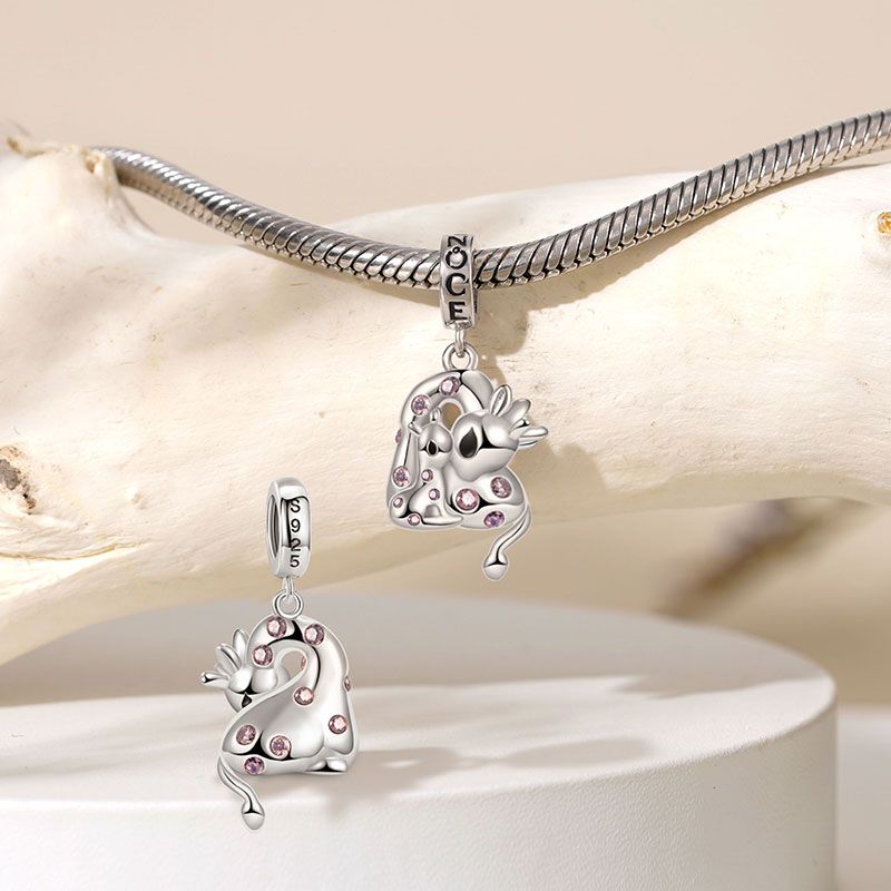Giraffe & Baby Charm
