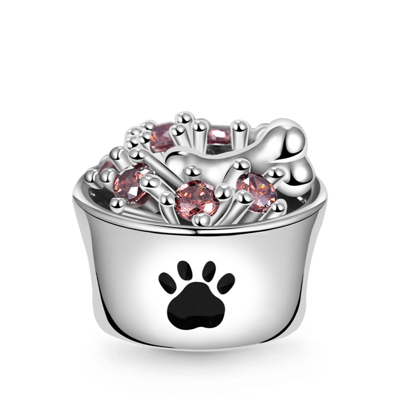 Pet Food Bowl Charm
