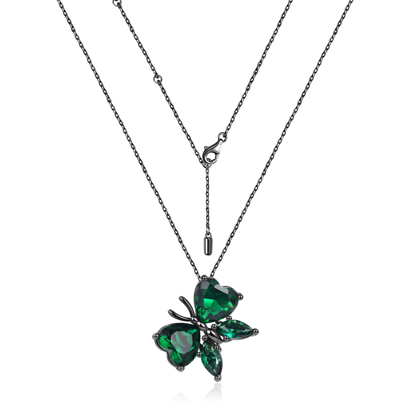 Green Butterfly Necklace