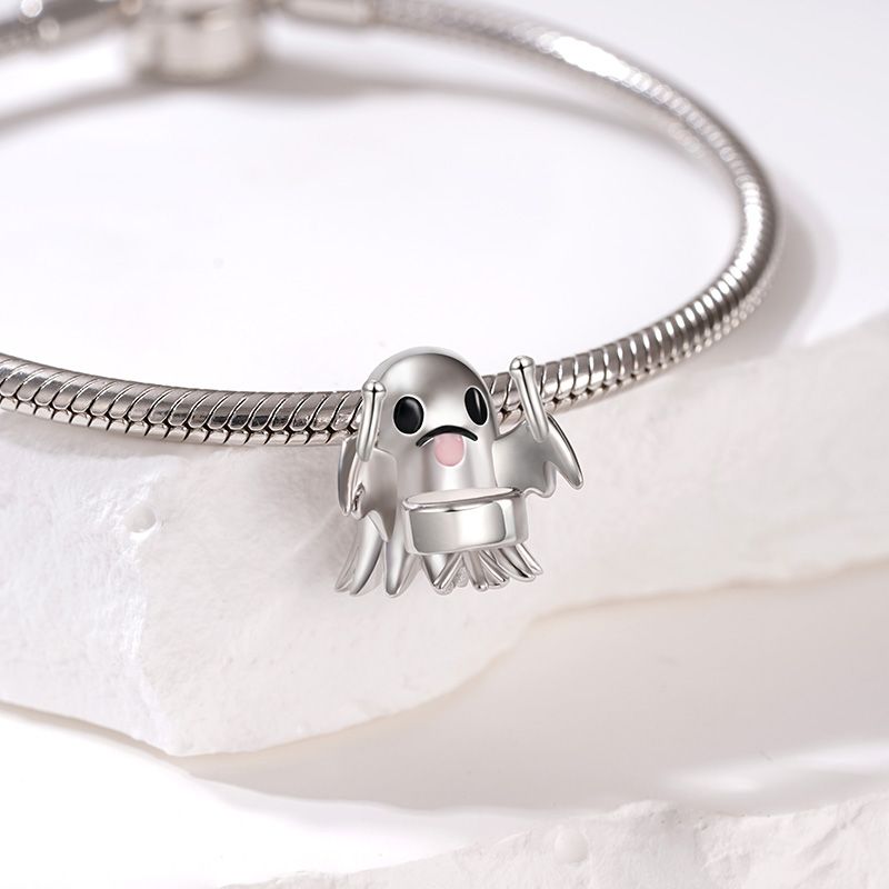 Ghost Drummer Charm
