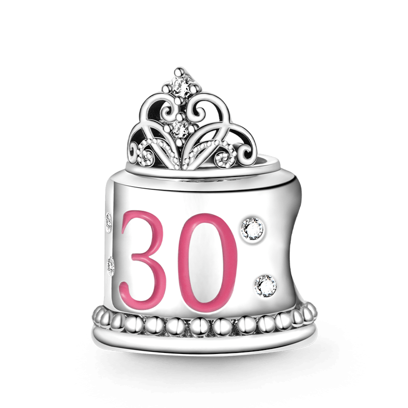 30th Birthday Cake Charm