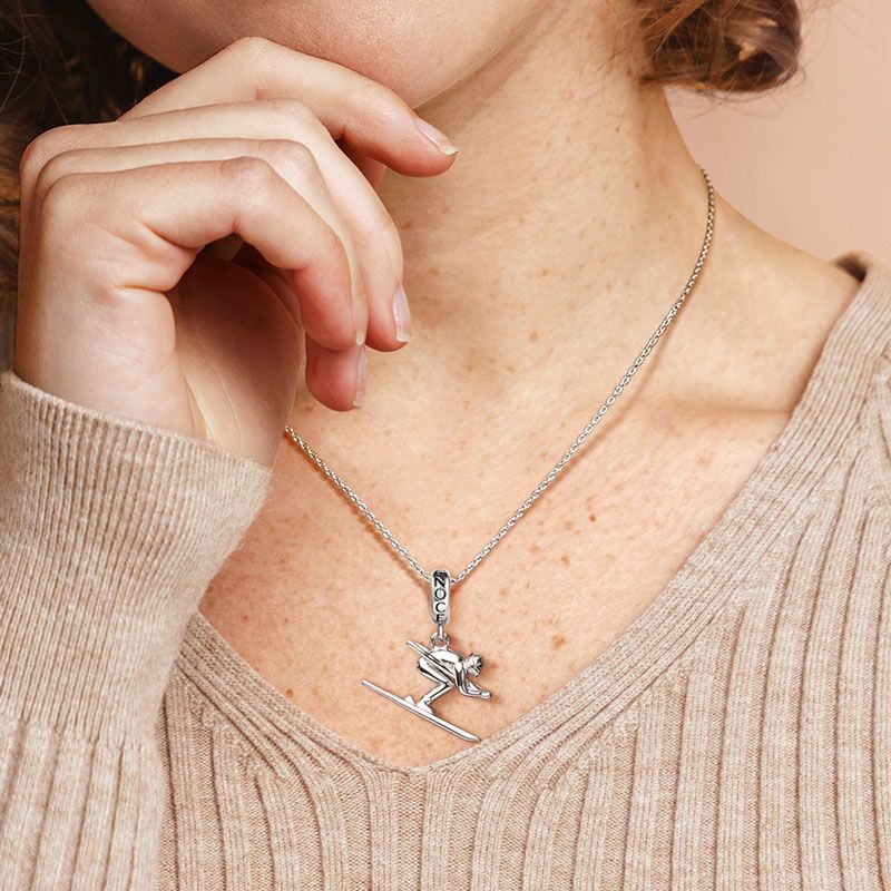 Skiing Pendant