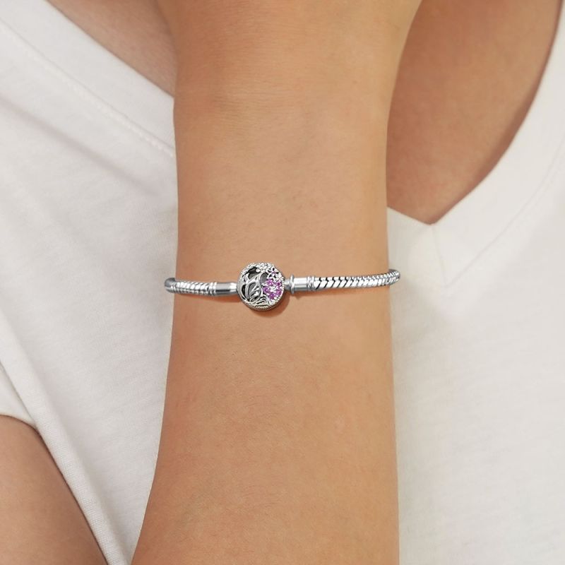 Pink Flower Basic Bracelet