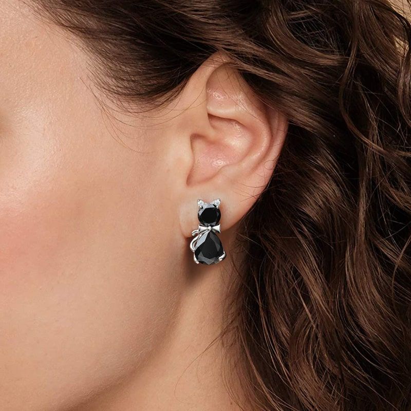Cat Stud Earrings