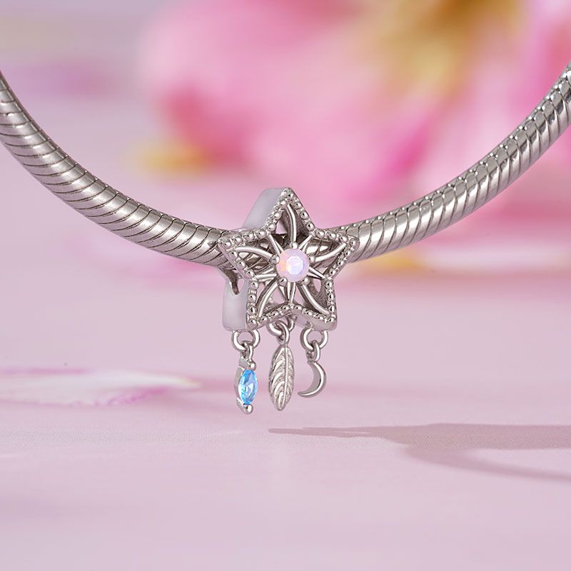 Star Dream Catcher Charm