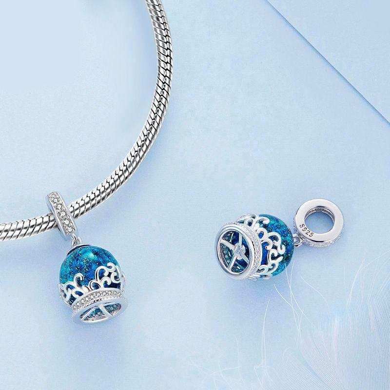 Blue Fantasy Ball Pendant
