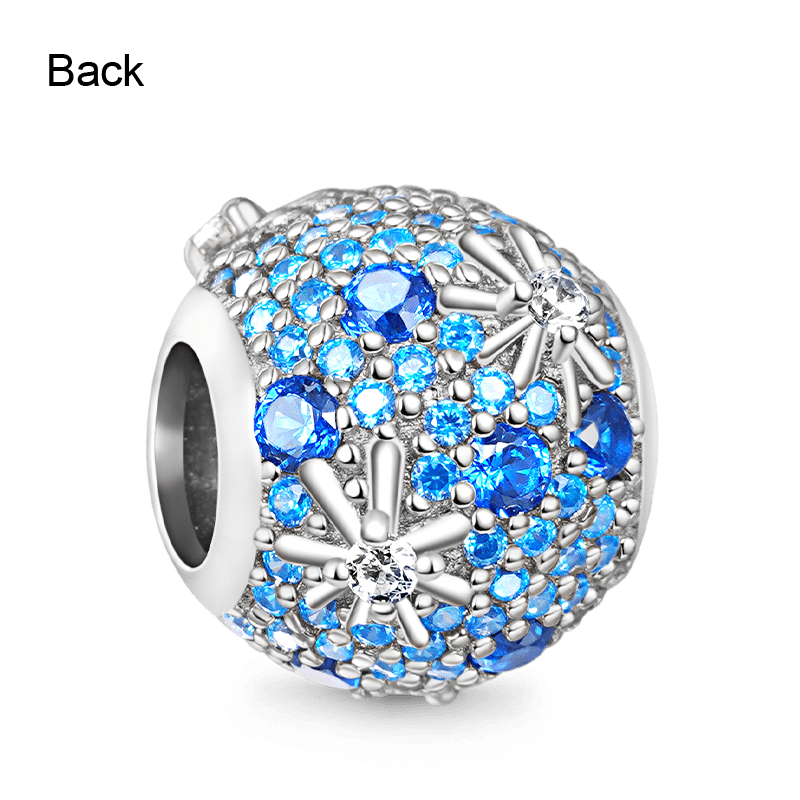 Blue Fireworks Charm