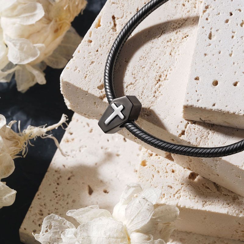 Black Coffin Charm