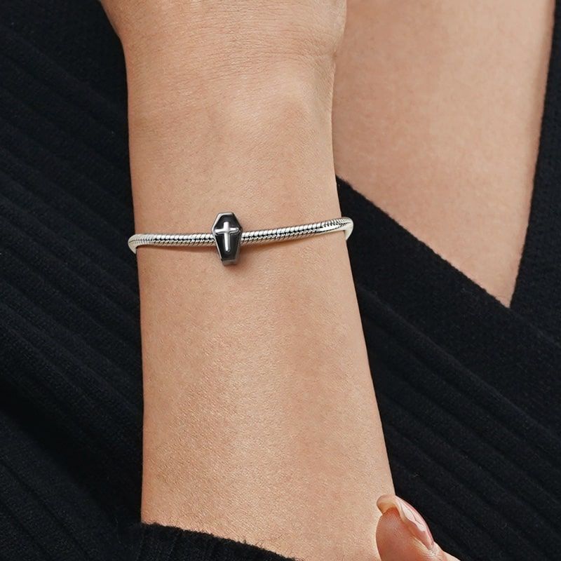 Black Coffin Charm